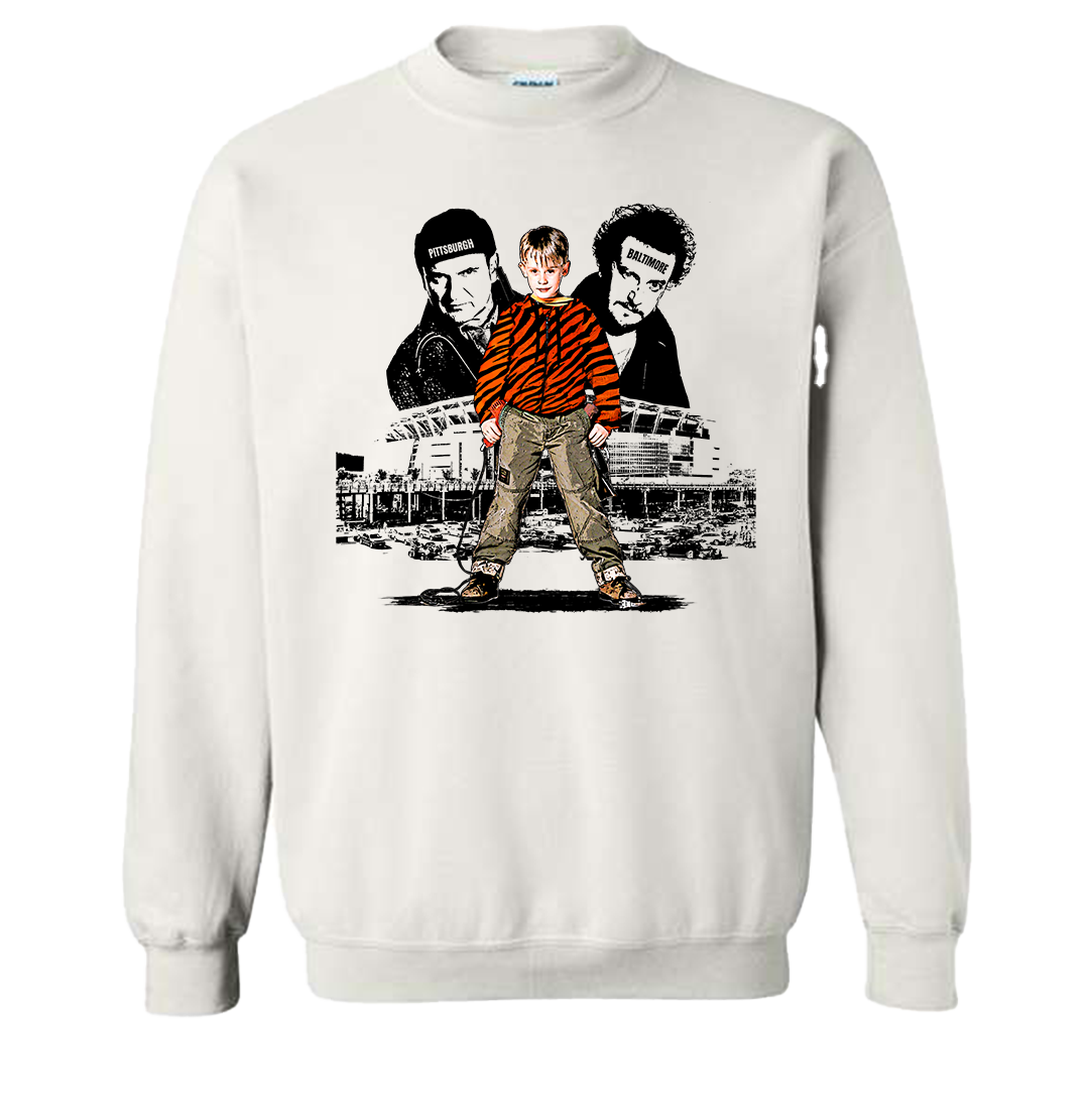 Joe's Home Alone White Sweatshirt