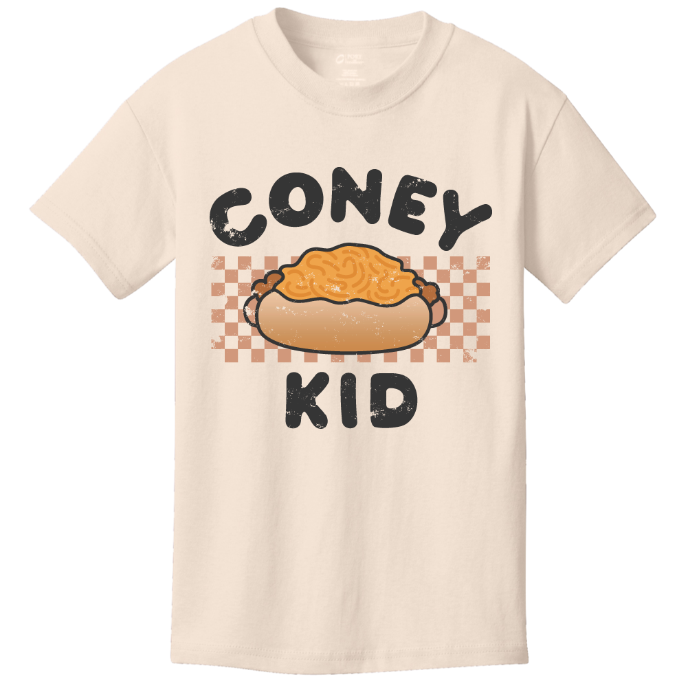 Coney Kid Youth Natural Tee