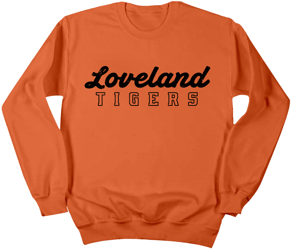 Loveland Tigers Script Cincy Shirts