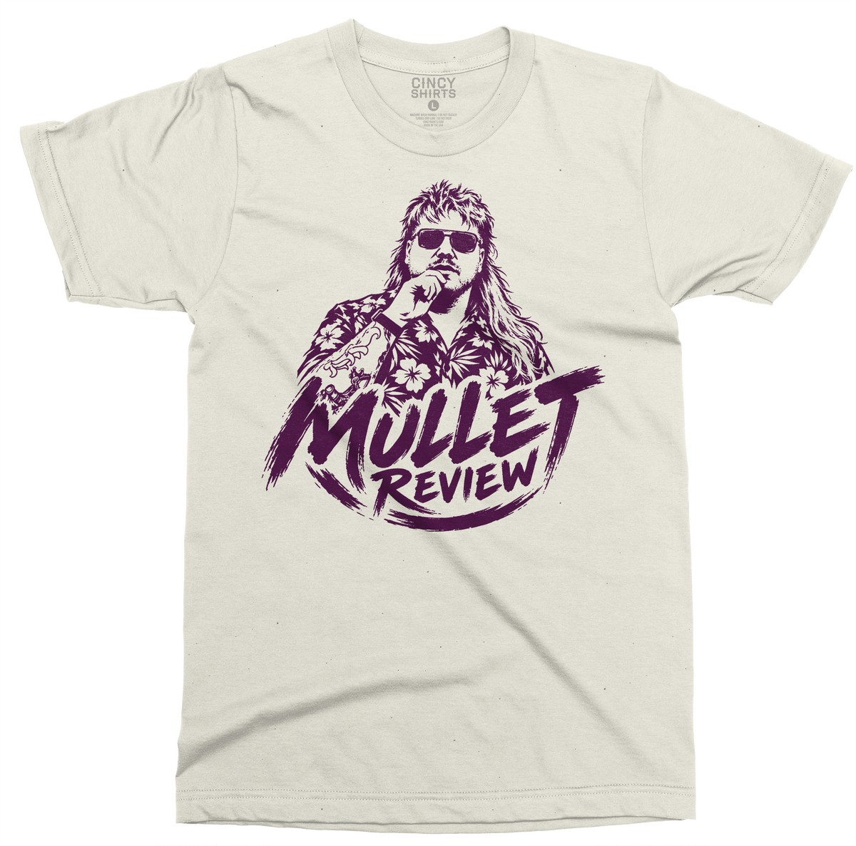 Mullet Review Grunge Logo