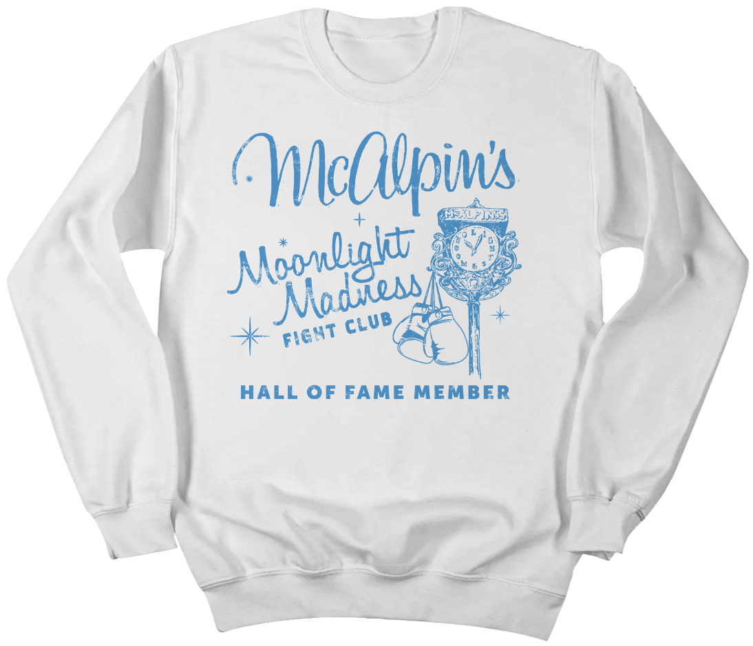 McAlpin's Moonlight Madness Fight Club Crewneck Sweatshirt