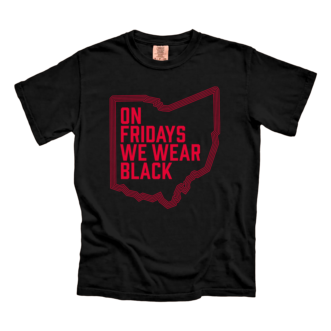 On Fridays We Wear Black Uni-Tee Comfort Colors