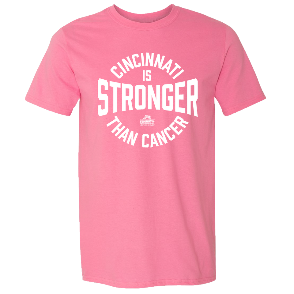 Cincinnati is Stronger Than Cancer Pink Cincy Shirts
