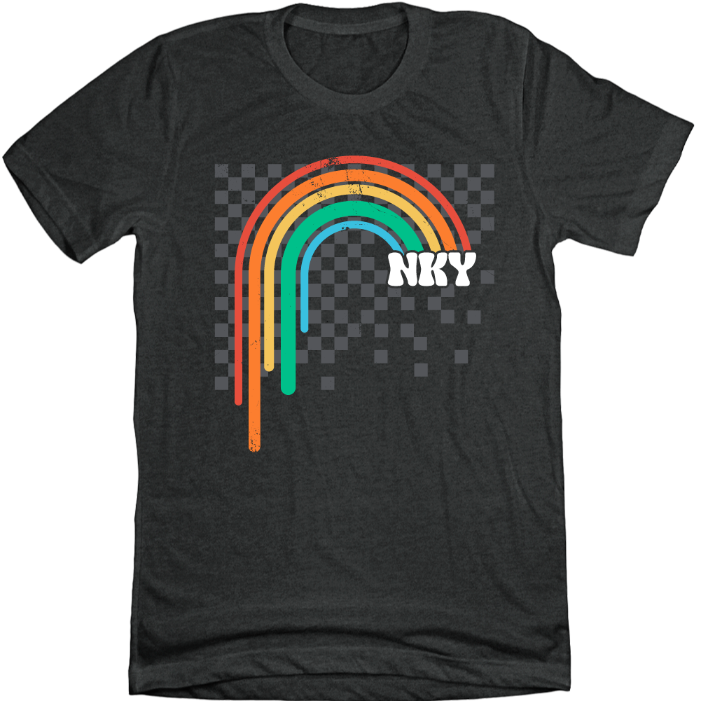 NKY Pride Rainbow Black Tee