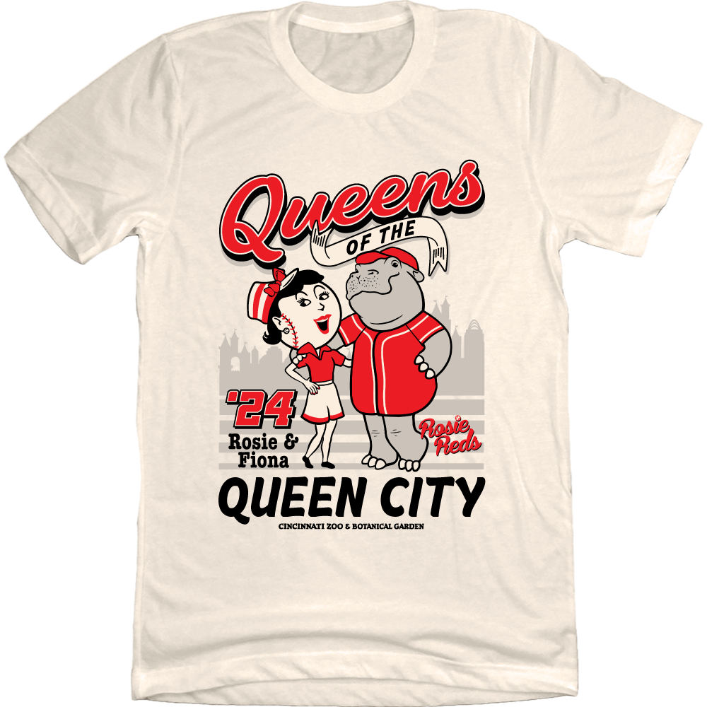 Queens of the Queen City - Rosie Reds & Fiona Natural Tee