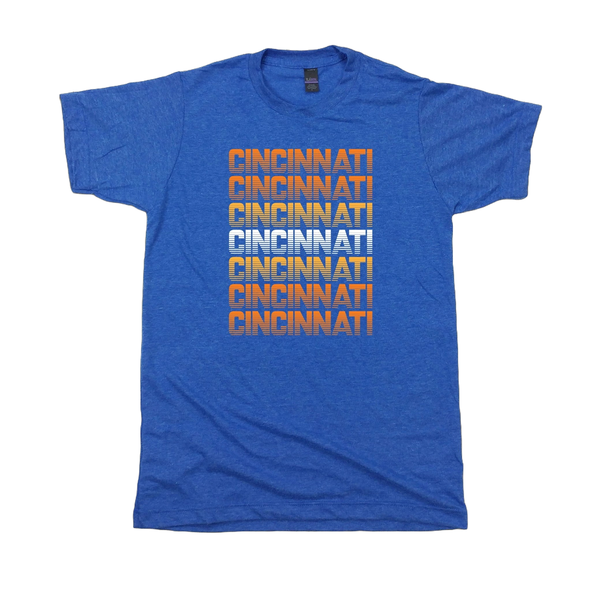 Blue & Orange Cincinnati Retro - Cincy Shirts