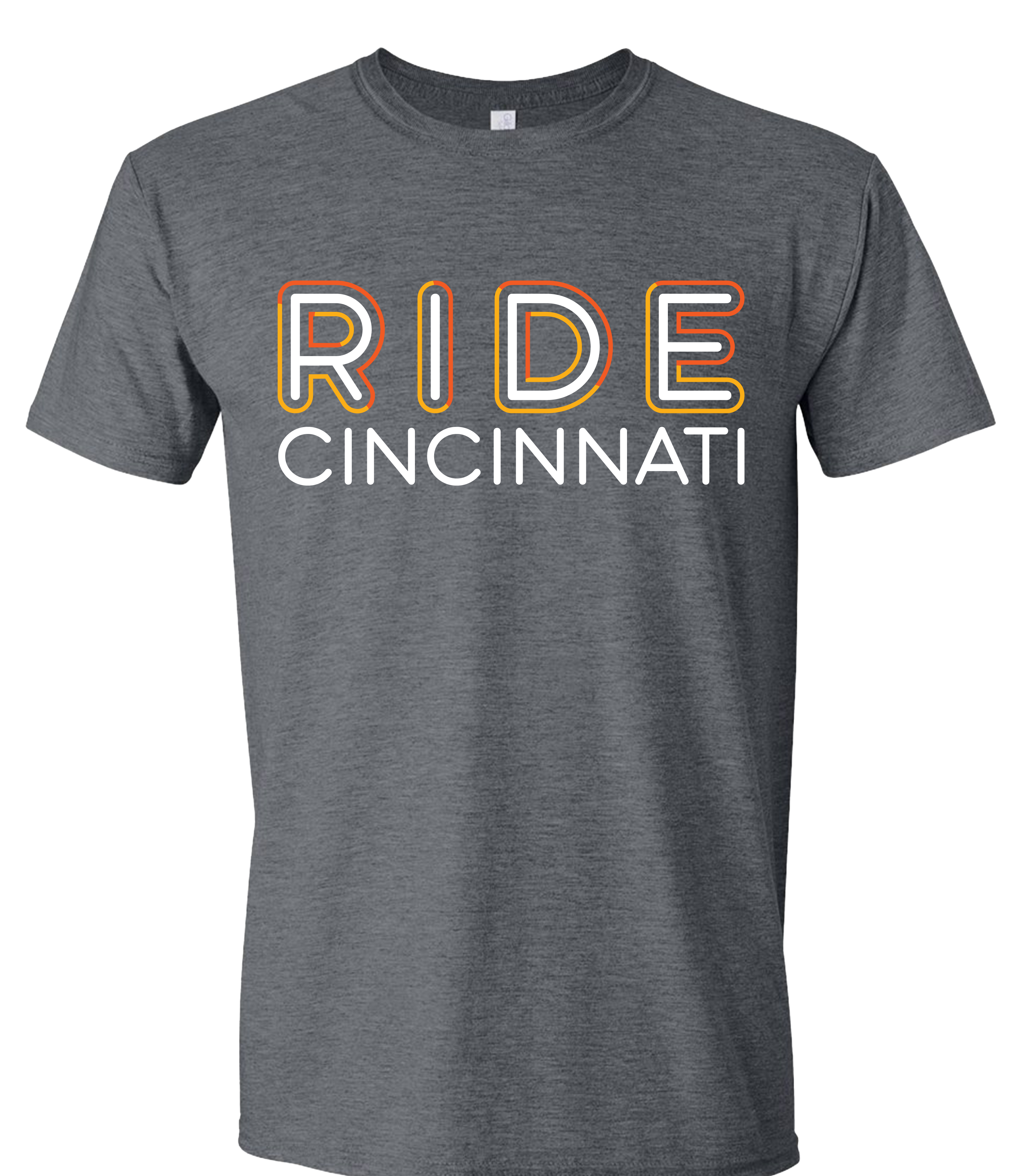 RIDE Cincinnati Logo dark grey T-shirt