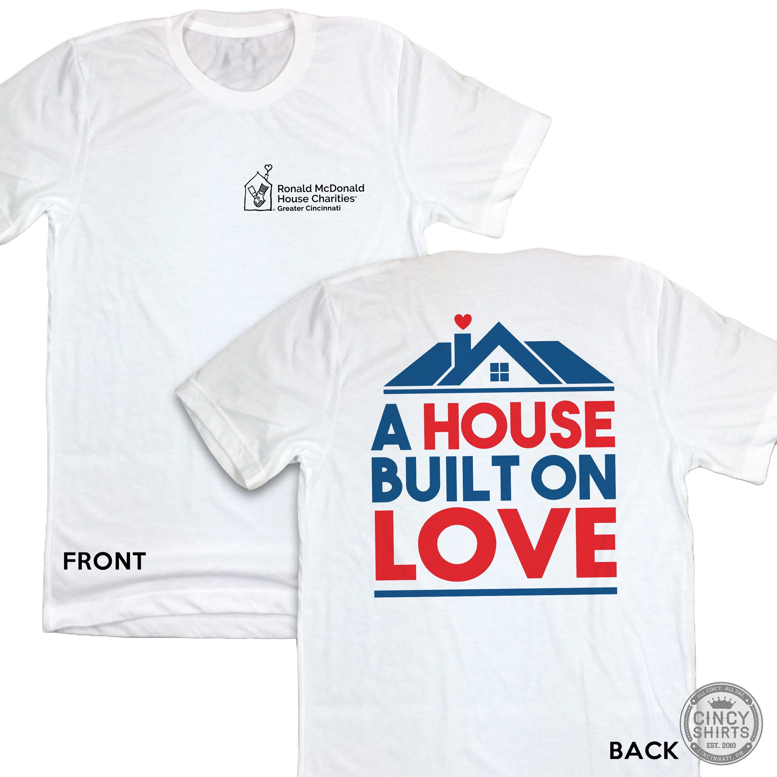 A House Built on Love - Cincy Shirts