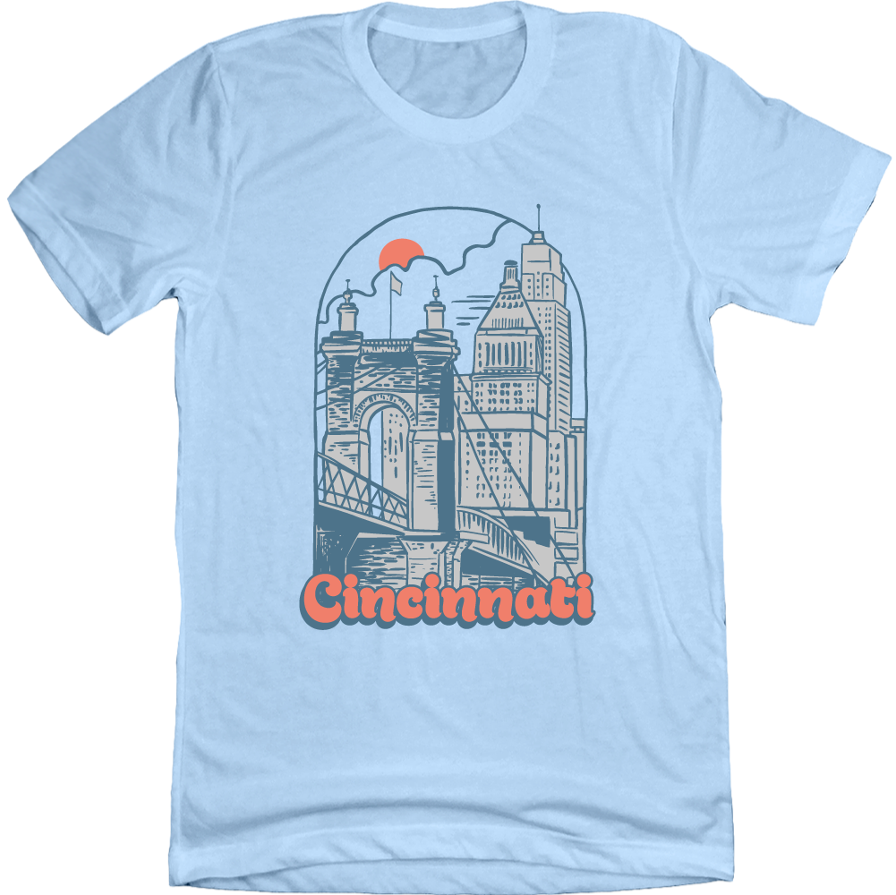 Retro Cincinnati Skyline Tee