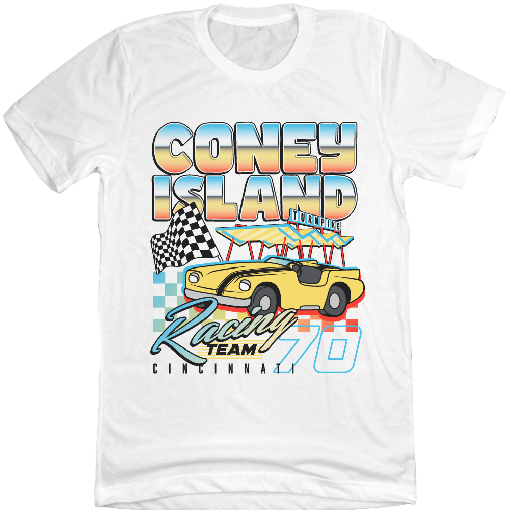 Coney Island Racing Team White Tee