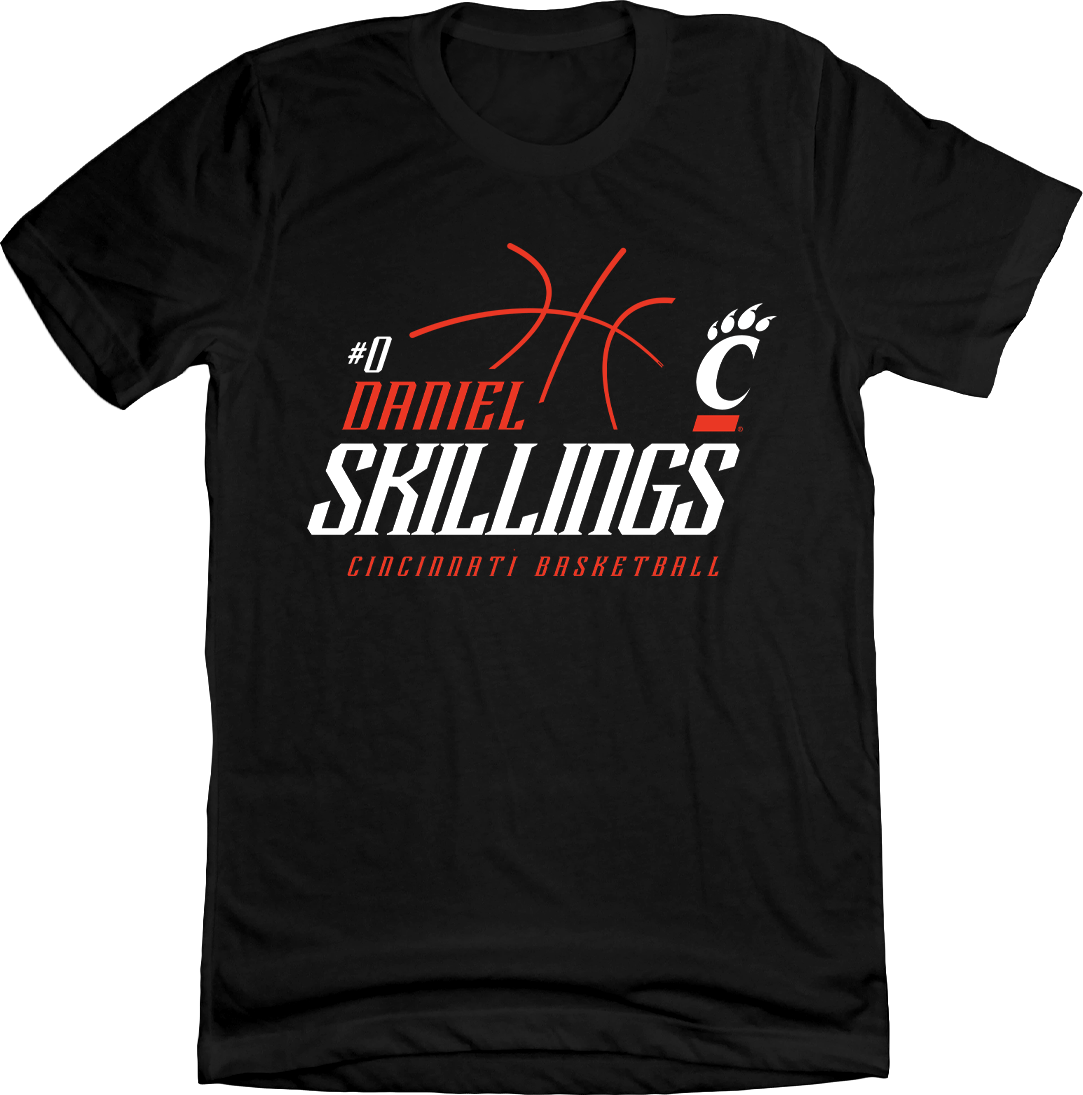 Daniel Skillings UC Down the Paint shirt Cincy Shirts