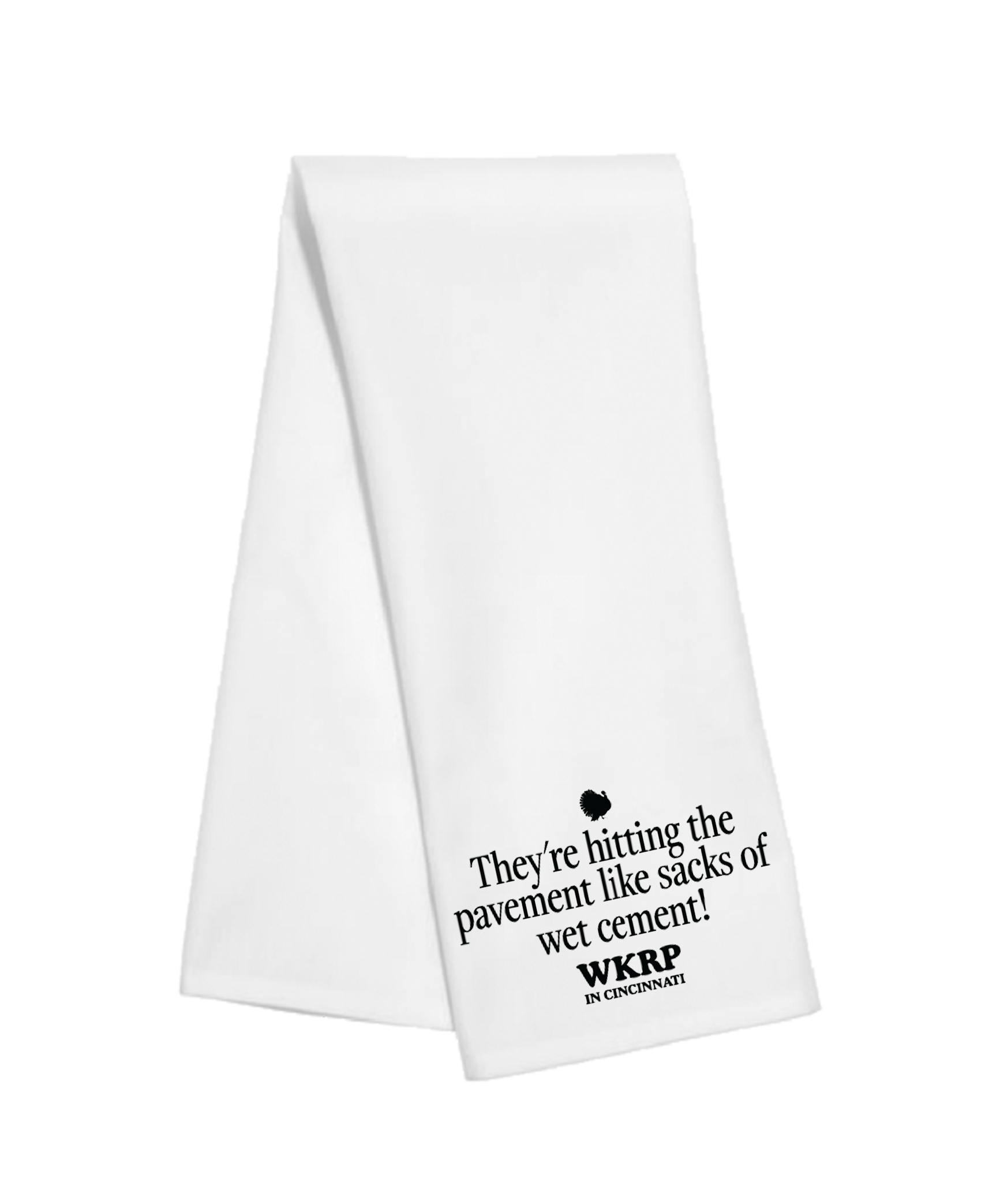 Sacks of Wet Cement Tea Towel