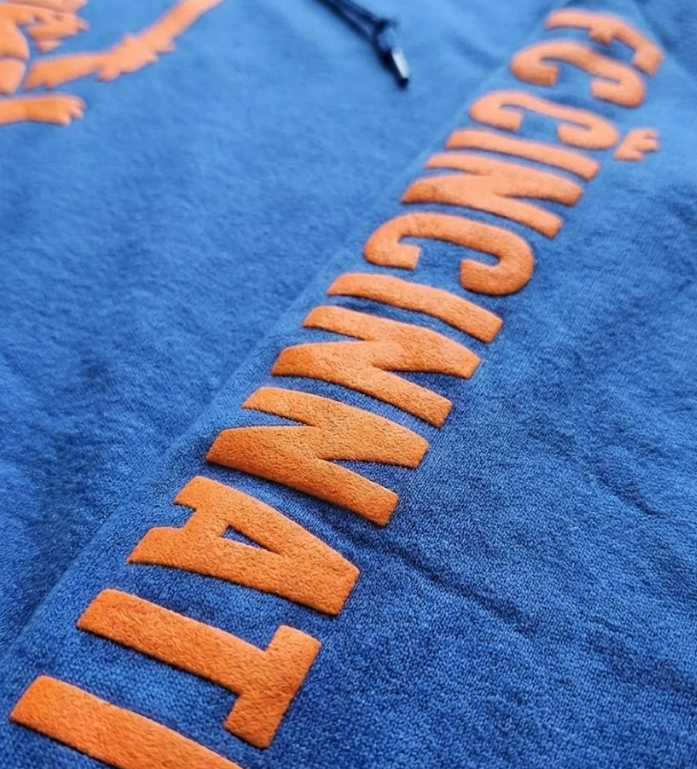 FC Cincinnati Orange Puff Print Hoody
