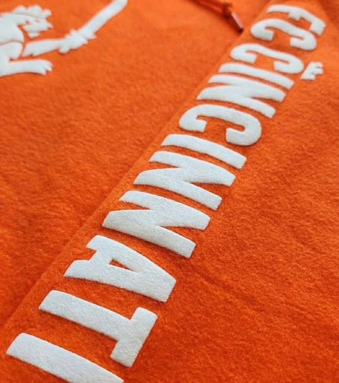 FC Cincinnati White Puff Print Hoody