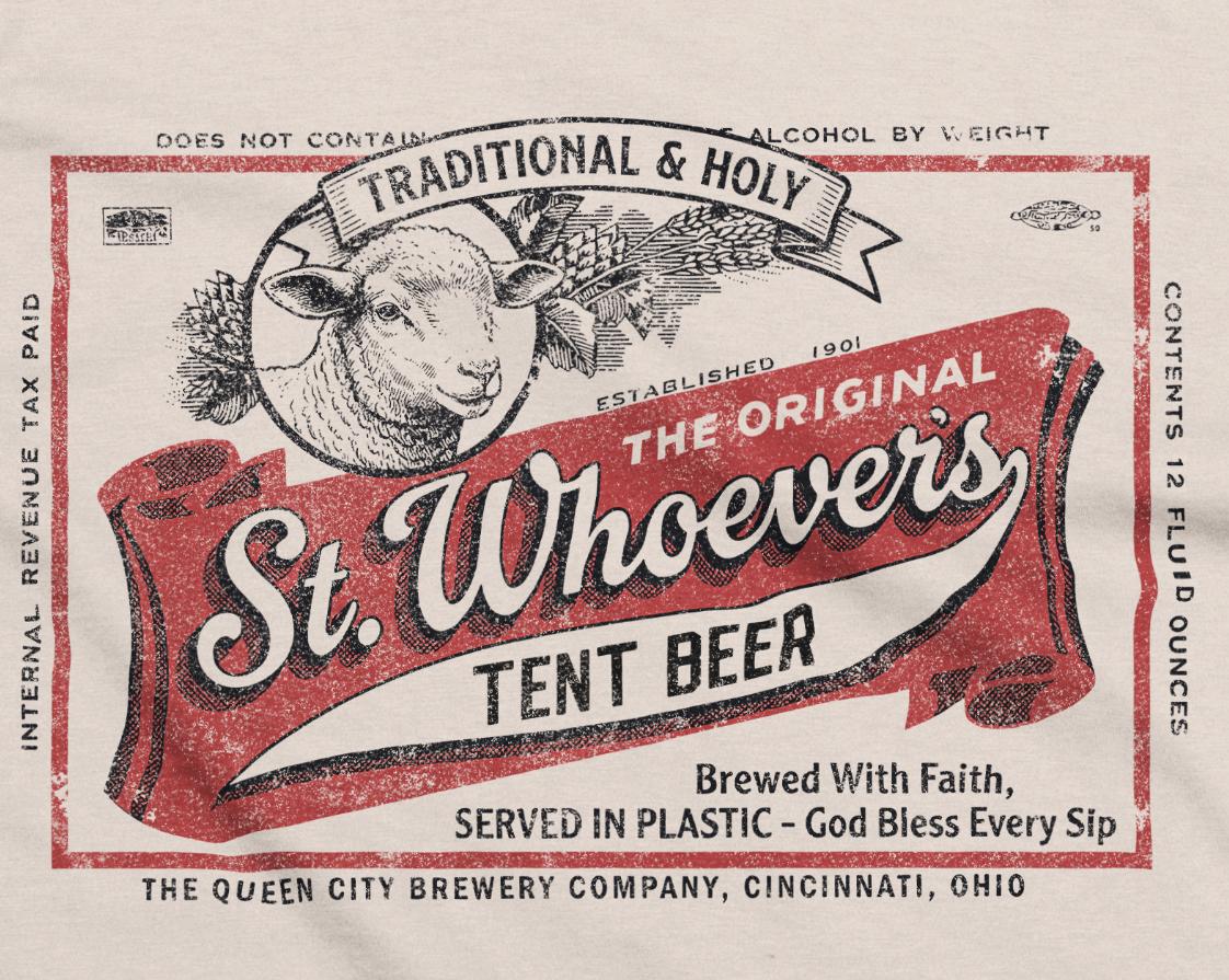St Whoevers Tent Beer