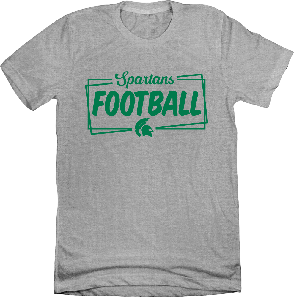 Spartans Football Box | Cincy Shirts Youth Tee / Sport Grey / YM, image size:989x1000