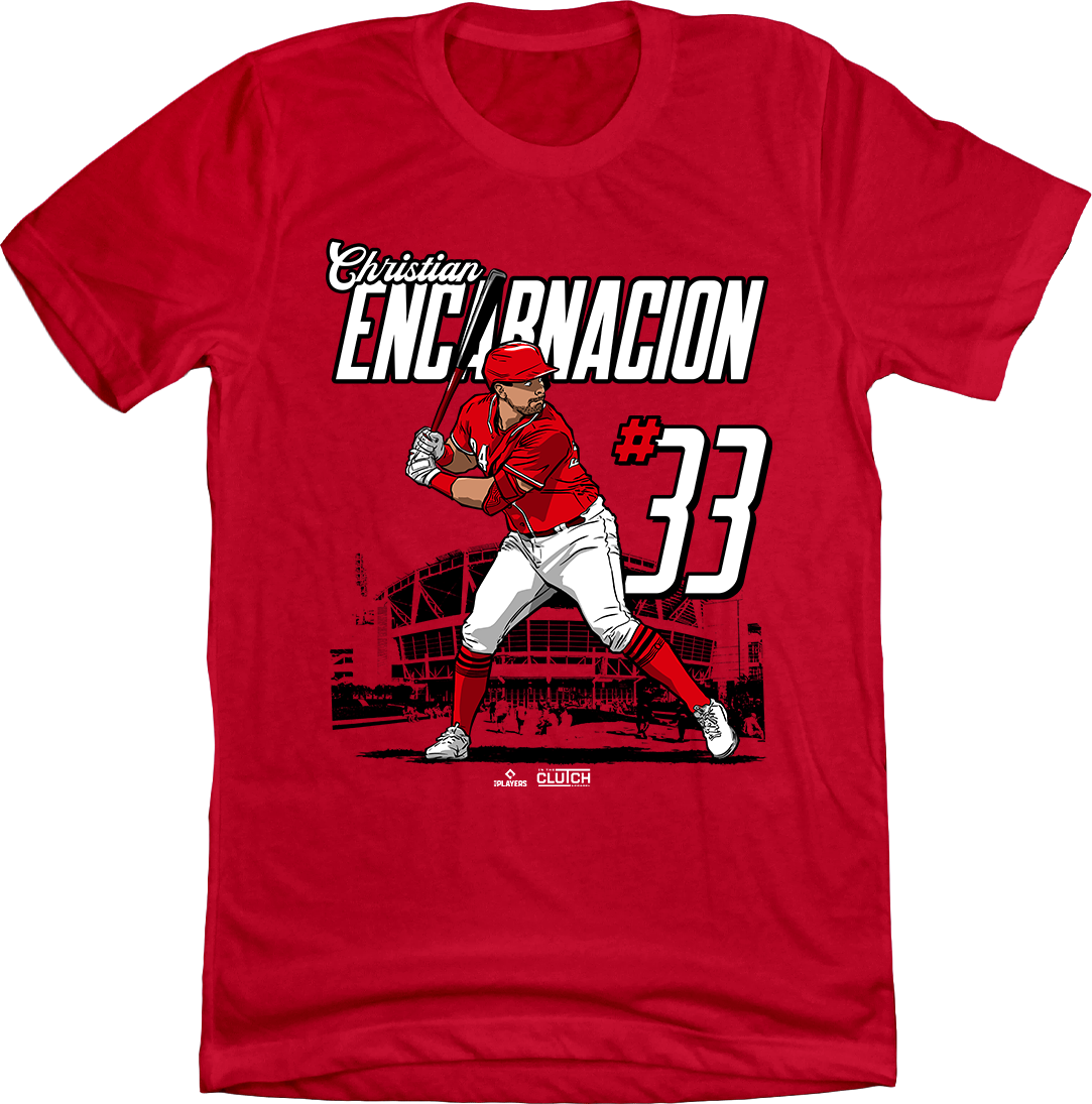 Christian Encarnacion-Strand MLBPA Stadium T-shirt - Cincy Shirts