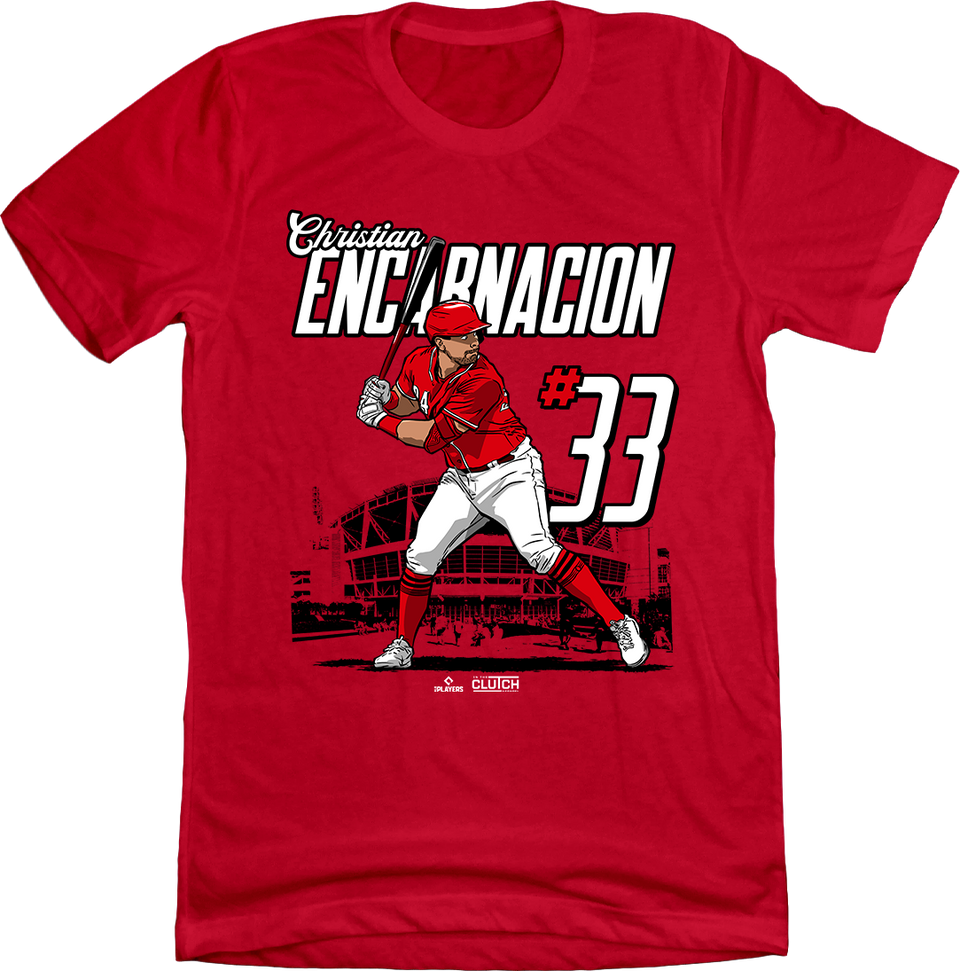 Christian Encarnacion-Strand MLBPA Stadium T-shirt - Cincy Shirts