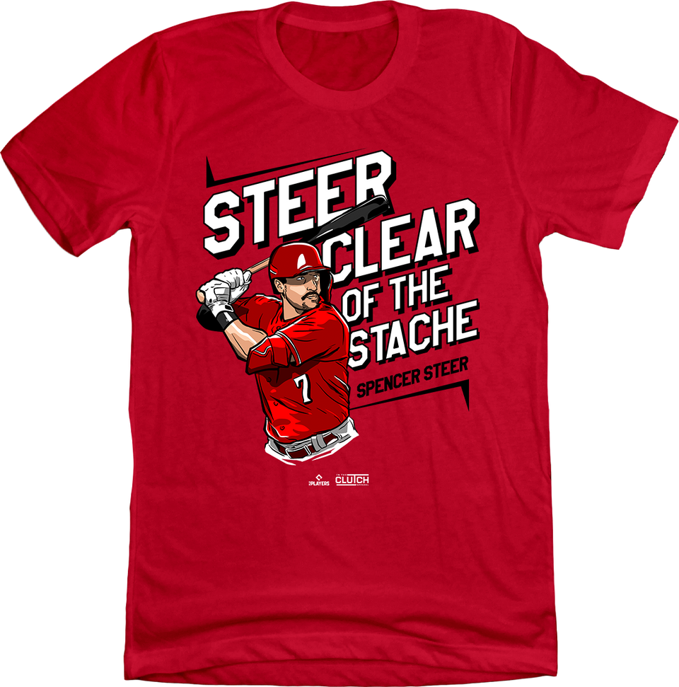 Spencer Steer Steer Clear red t-shirt Cincy Shirts