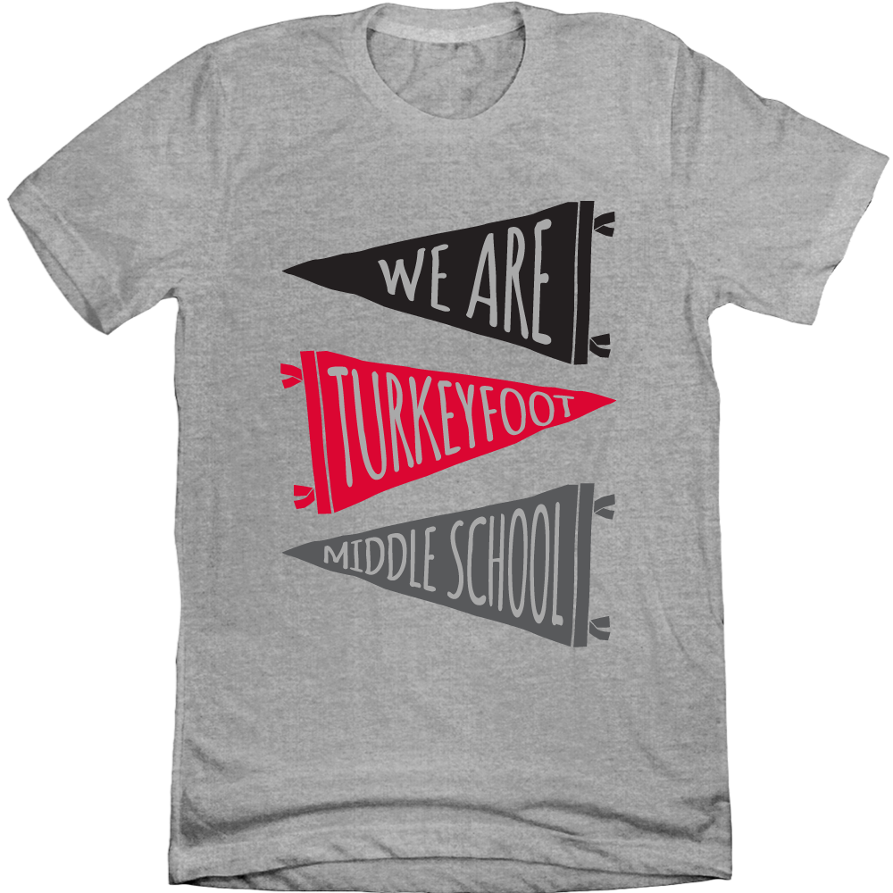 We Are Turkey Foot Pennant Flags