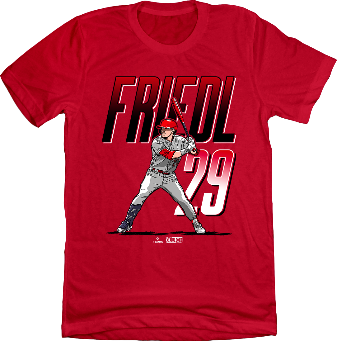 TJ Friedl MLBPA Tee | Cincinnati Baseball Apparel | Cincy Shirts