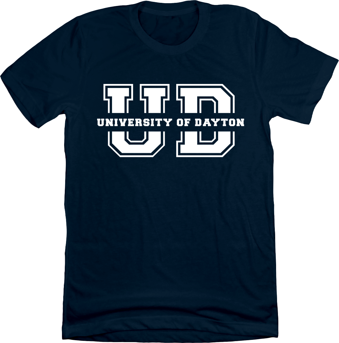UD - University of Dayton Varsity Block Tee