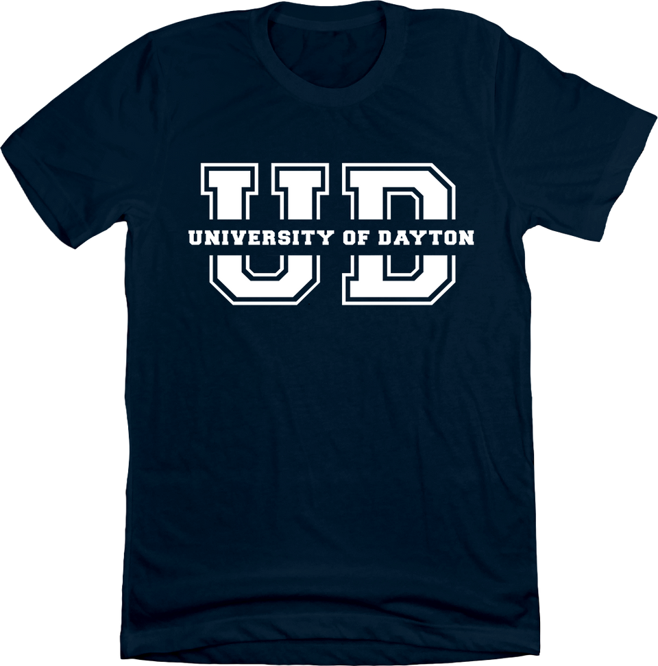 UD - University of Dayton Varsity Block Tee