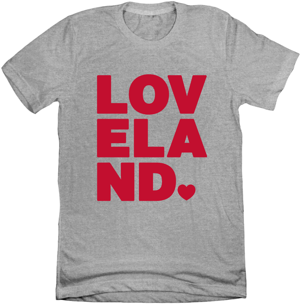 LOV ELA ND Red Ink Tee Cincy Shirts