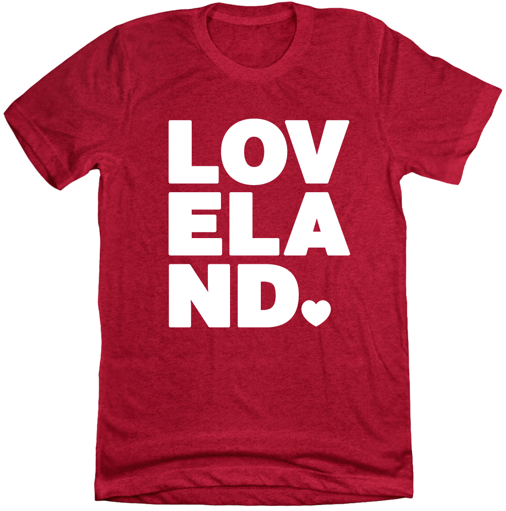 LOV ELA ND White Ink Cincy Shirts tee