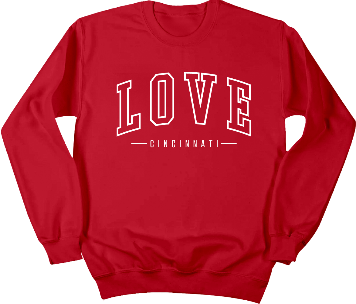 Love Cincy Arched - Cincy Shirts