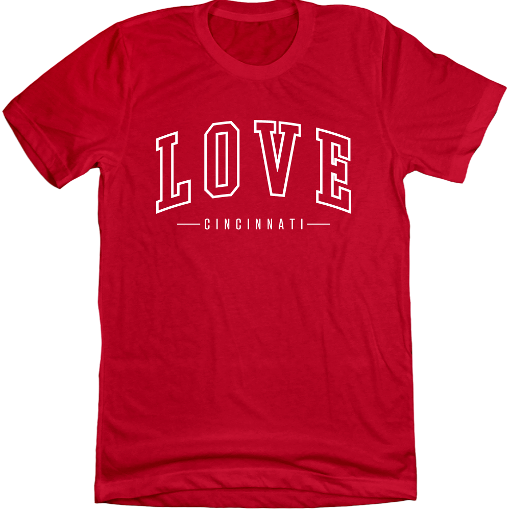 Love Cincy Arched - Cincy Shirts