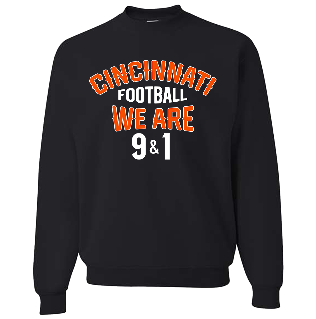 We Are 9 and 1 Sweatshirt