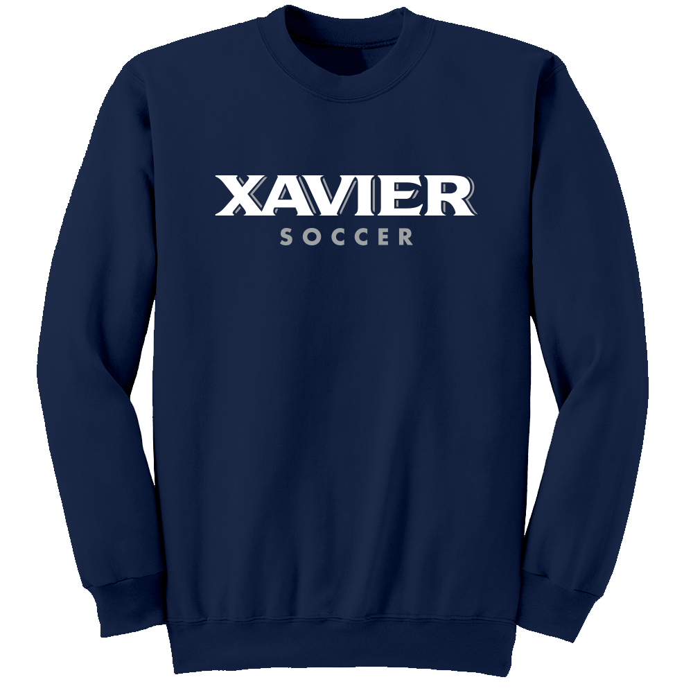 Xavier Soccer Crewneck Sweatshirt Cincy Shirts