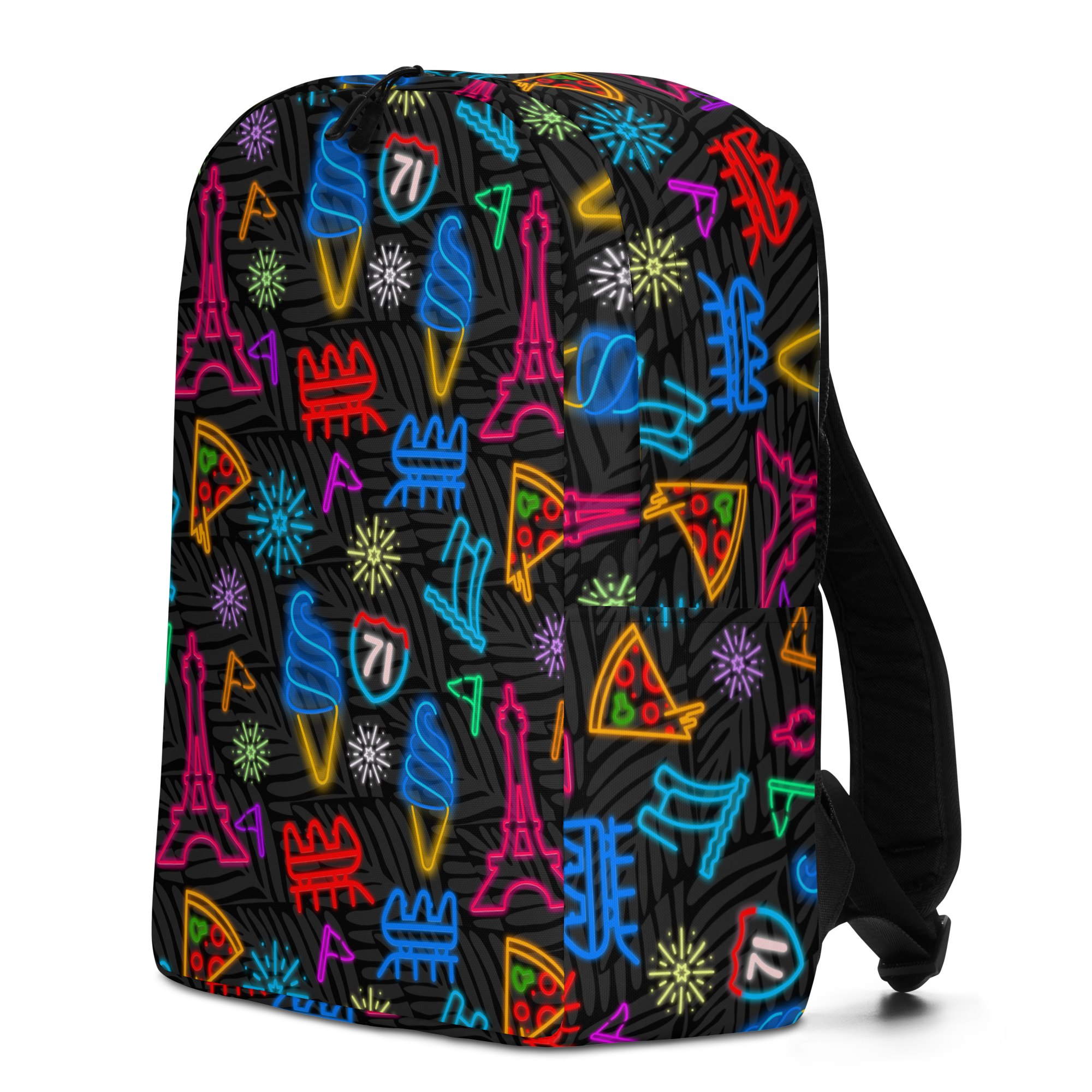 Cincinnati Theme Park Patterned Minimalist Backpack