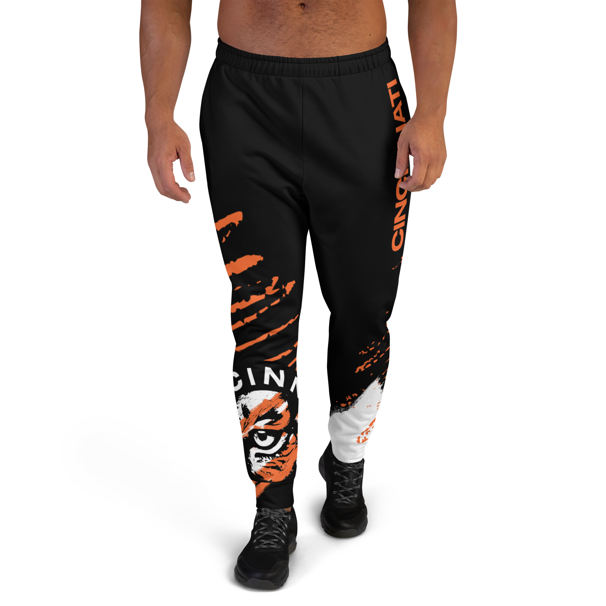 Cincinnati Football Retro Grunge Men's Joggers