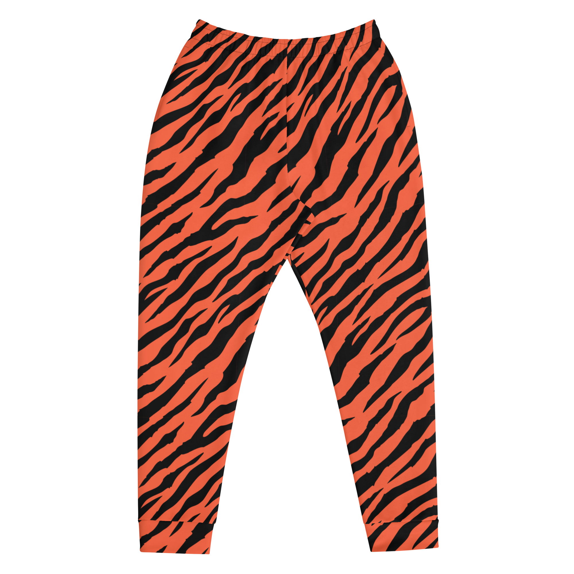 Orange Tiger Striped Joggers