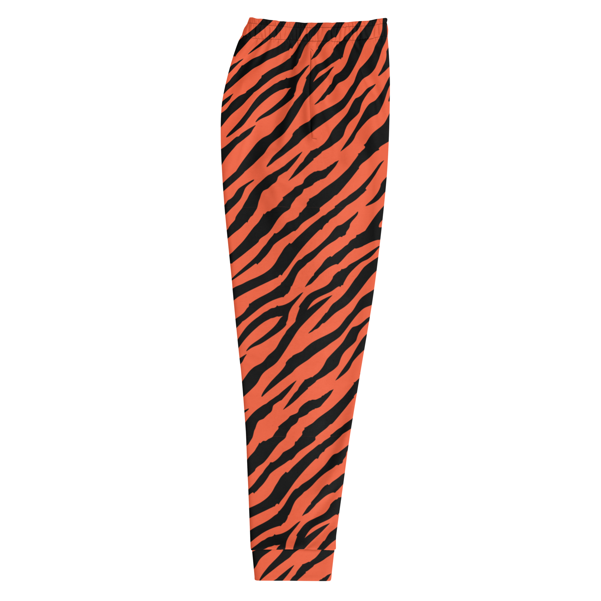 Orange Tiger Striped Joggers