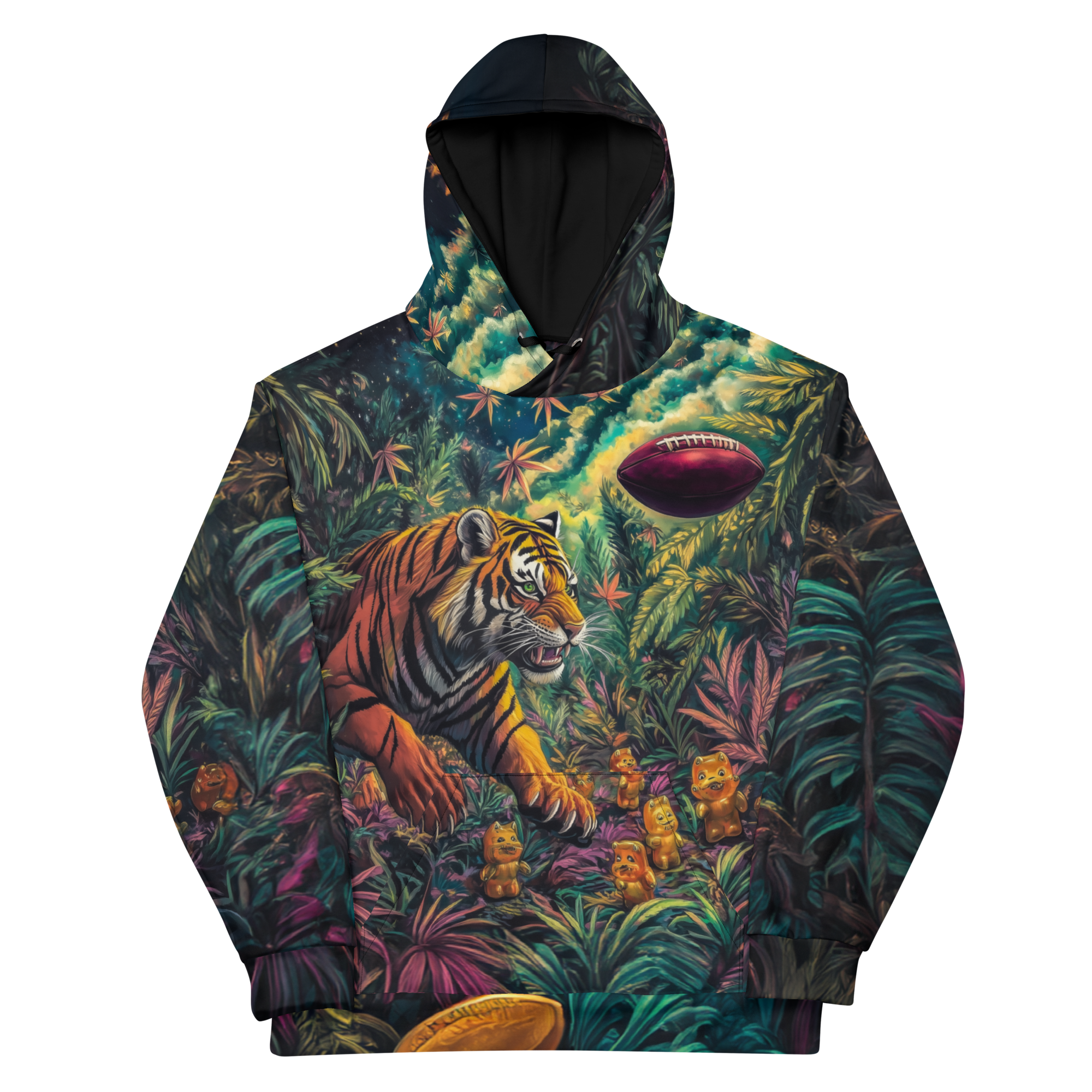 Jungle Dazed All Over Print Unisex Hoodie