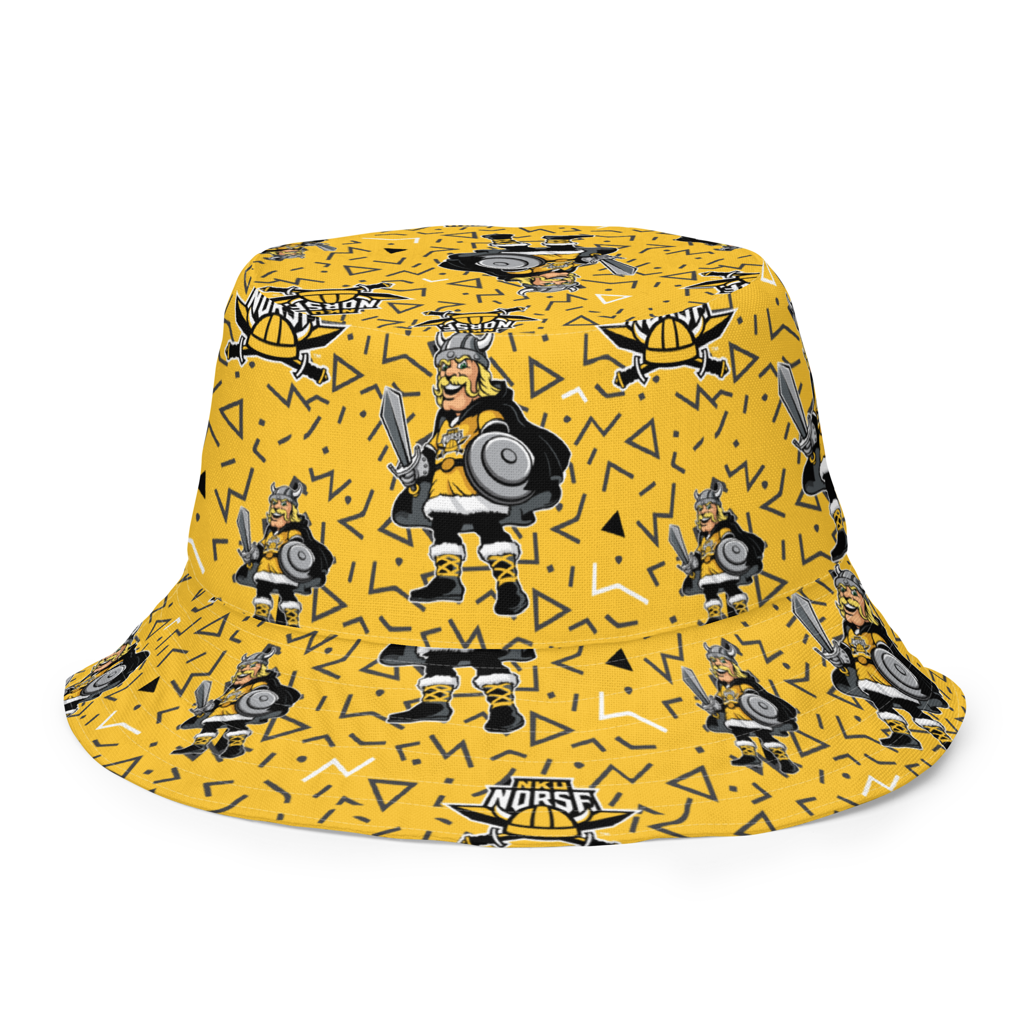 NKU Patterned Reversible bucket hat