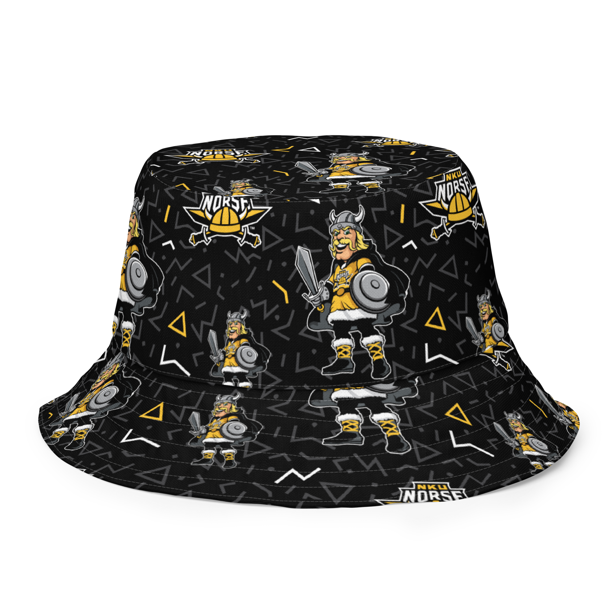 NKU Patterned Reversible bucket hat