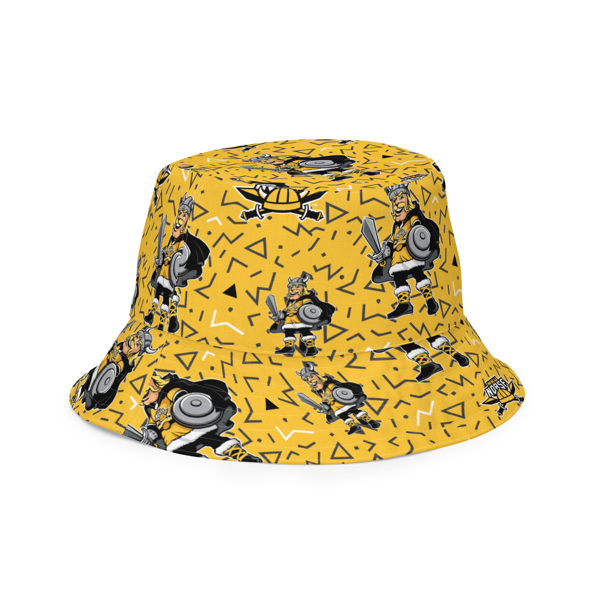 NKU Patterned Reversible bucket hat