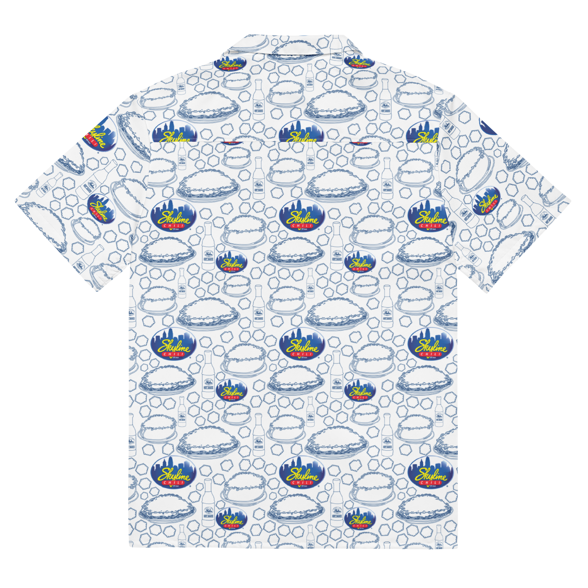 Skyline Chili White Button Down Shirt