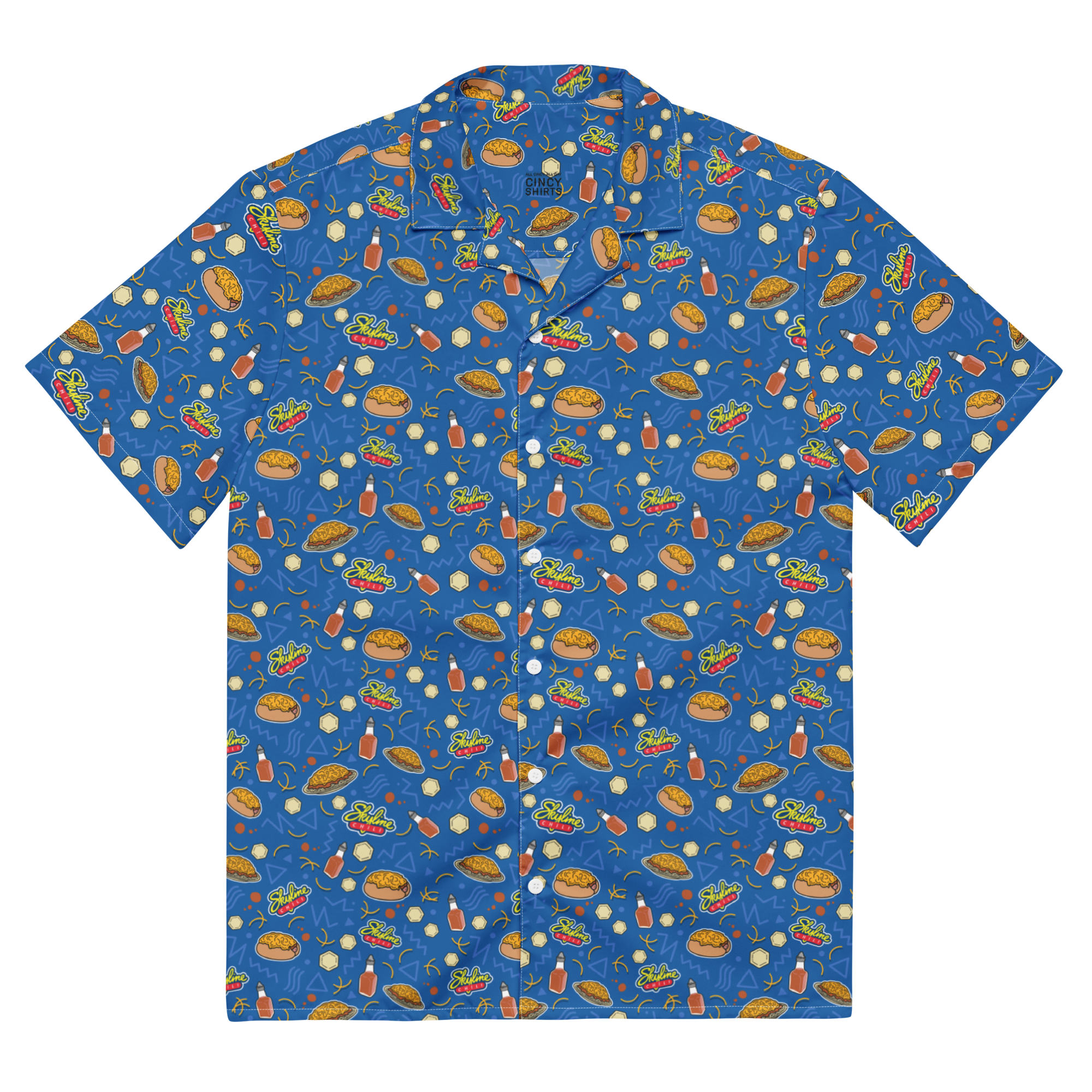 Skyline Chili Blue Button Down