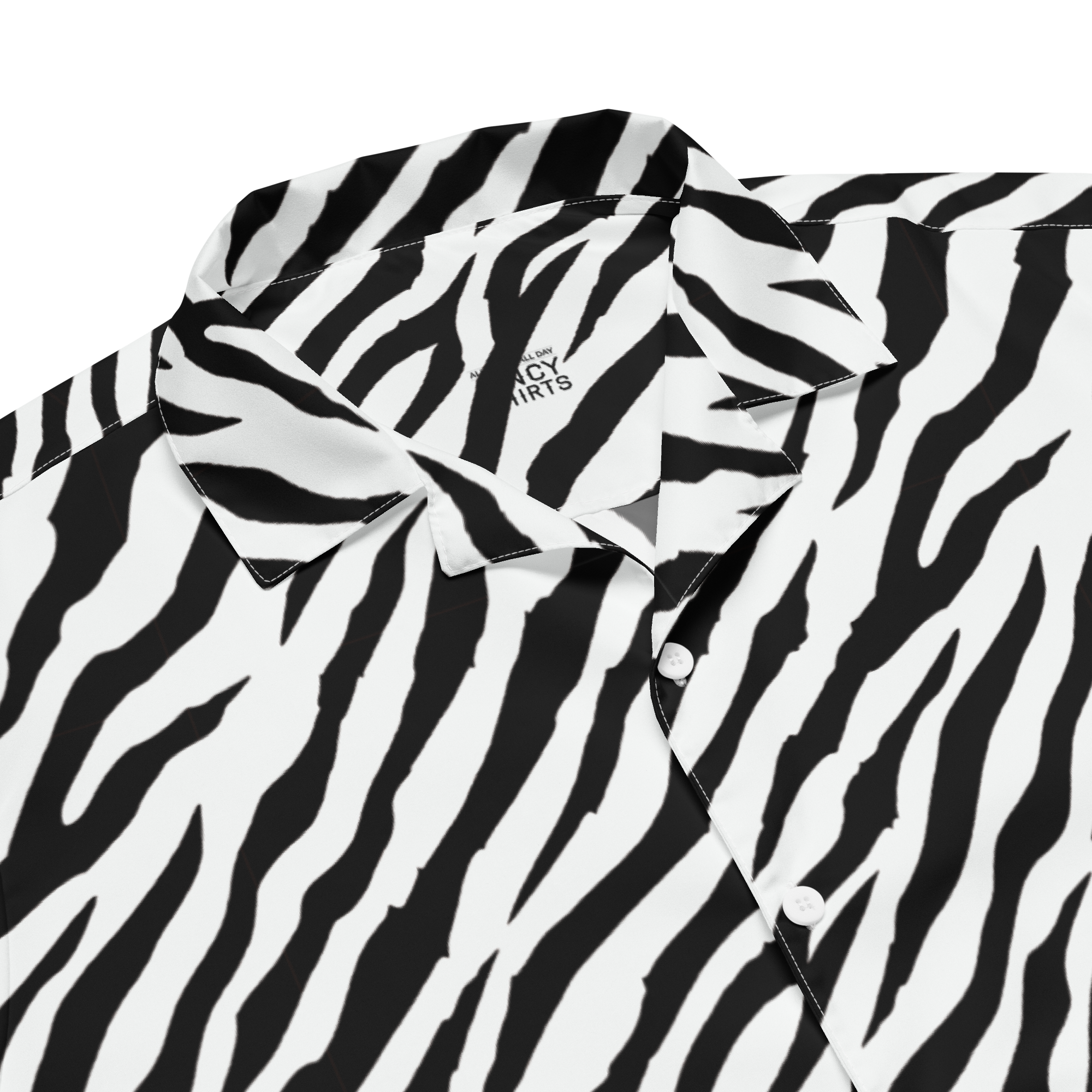 White Tiger Button Up