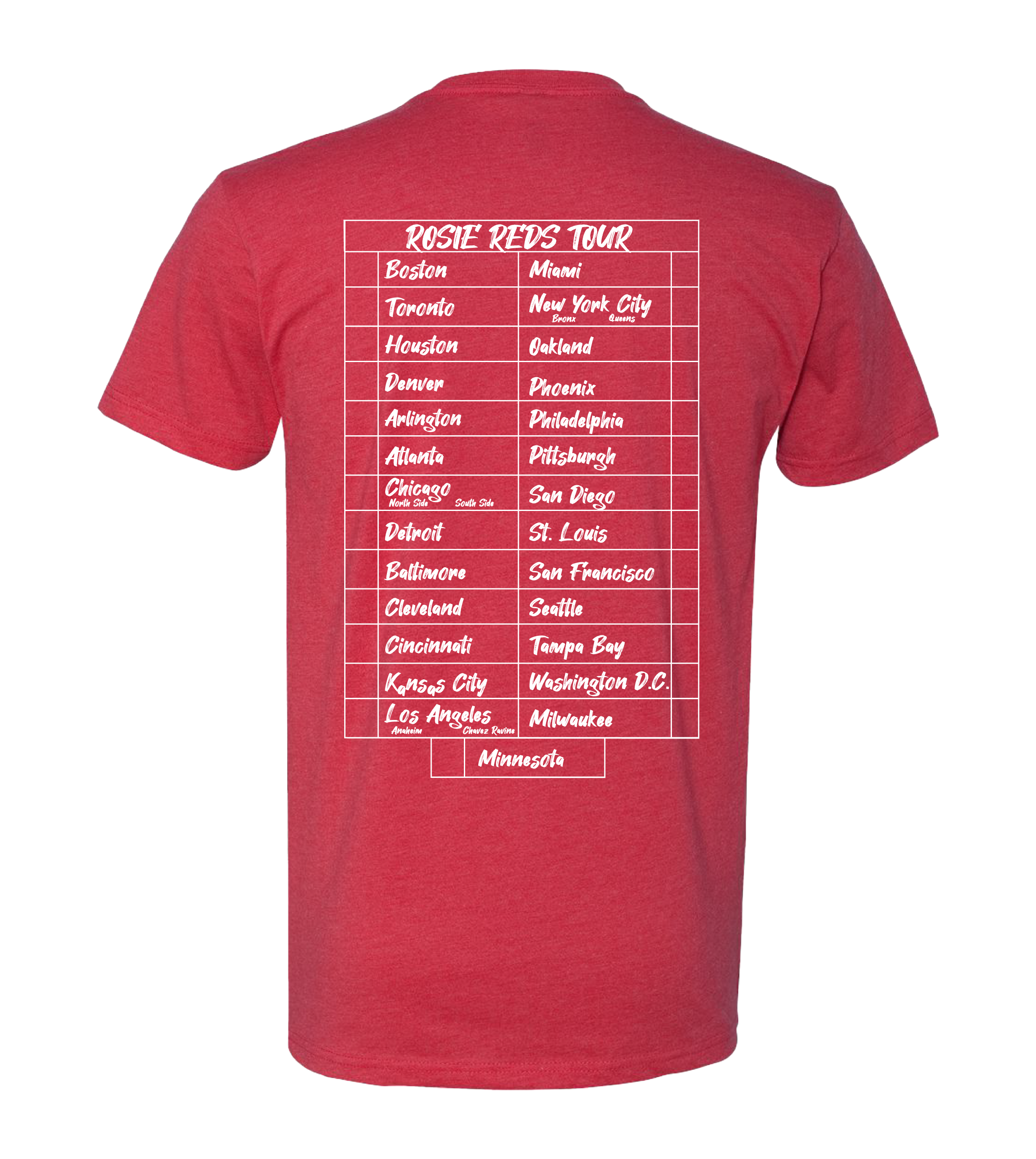 Rosie Reds Tour 2023 - Cincy Shirts