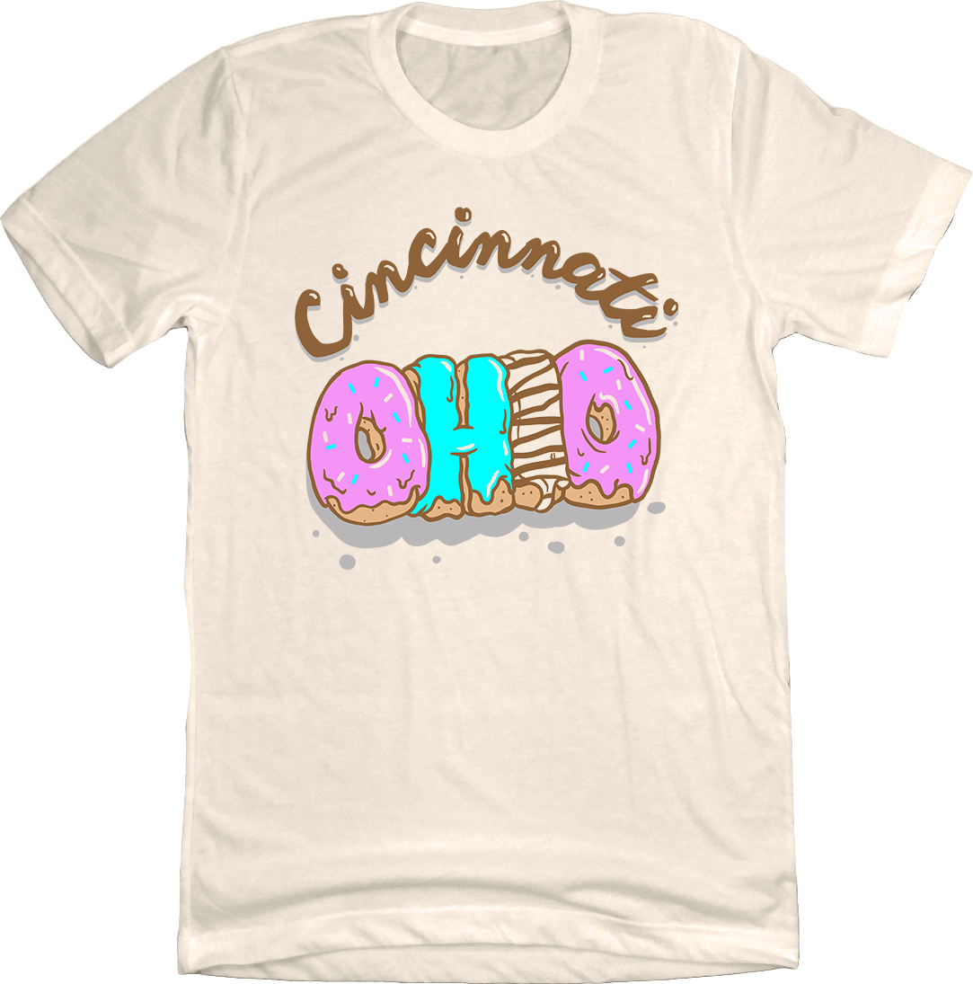 Cincinnati Ohio - National Donut Day Natural Tee