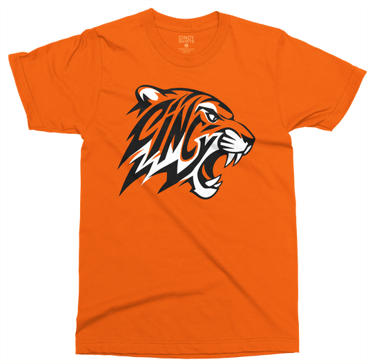 Cincy Stripe Tiger Tee