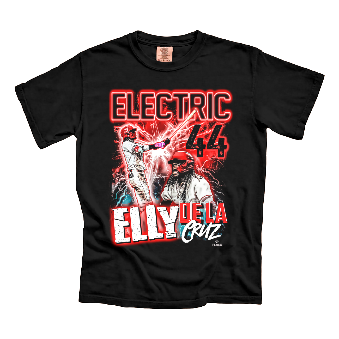 "Electric" Elly De La Cruz Black Comfort Colors Tee
