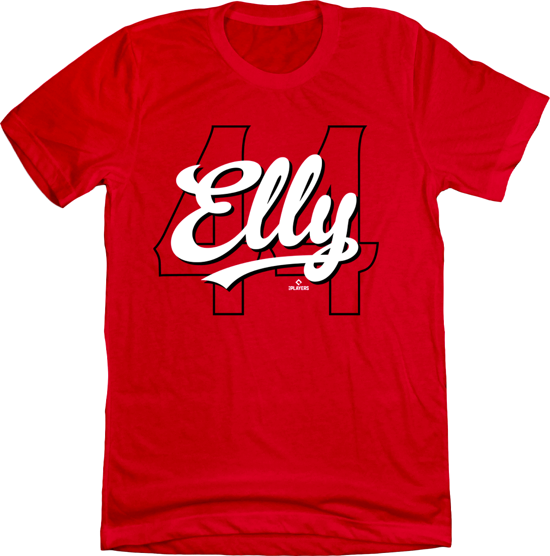 Elly De La Cruz Script Unisex Red Tee