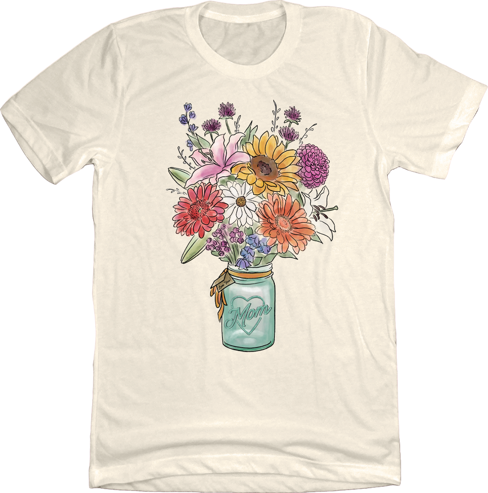 Watercolor Vase Flowers for Mom